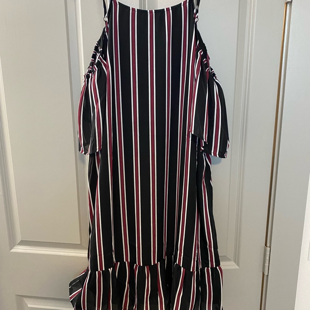 Cold shoulder dress